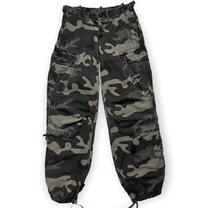G Star Raw Camo Field Art Womens Army Cargo Khaki Pants - Womens 26 x 32